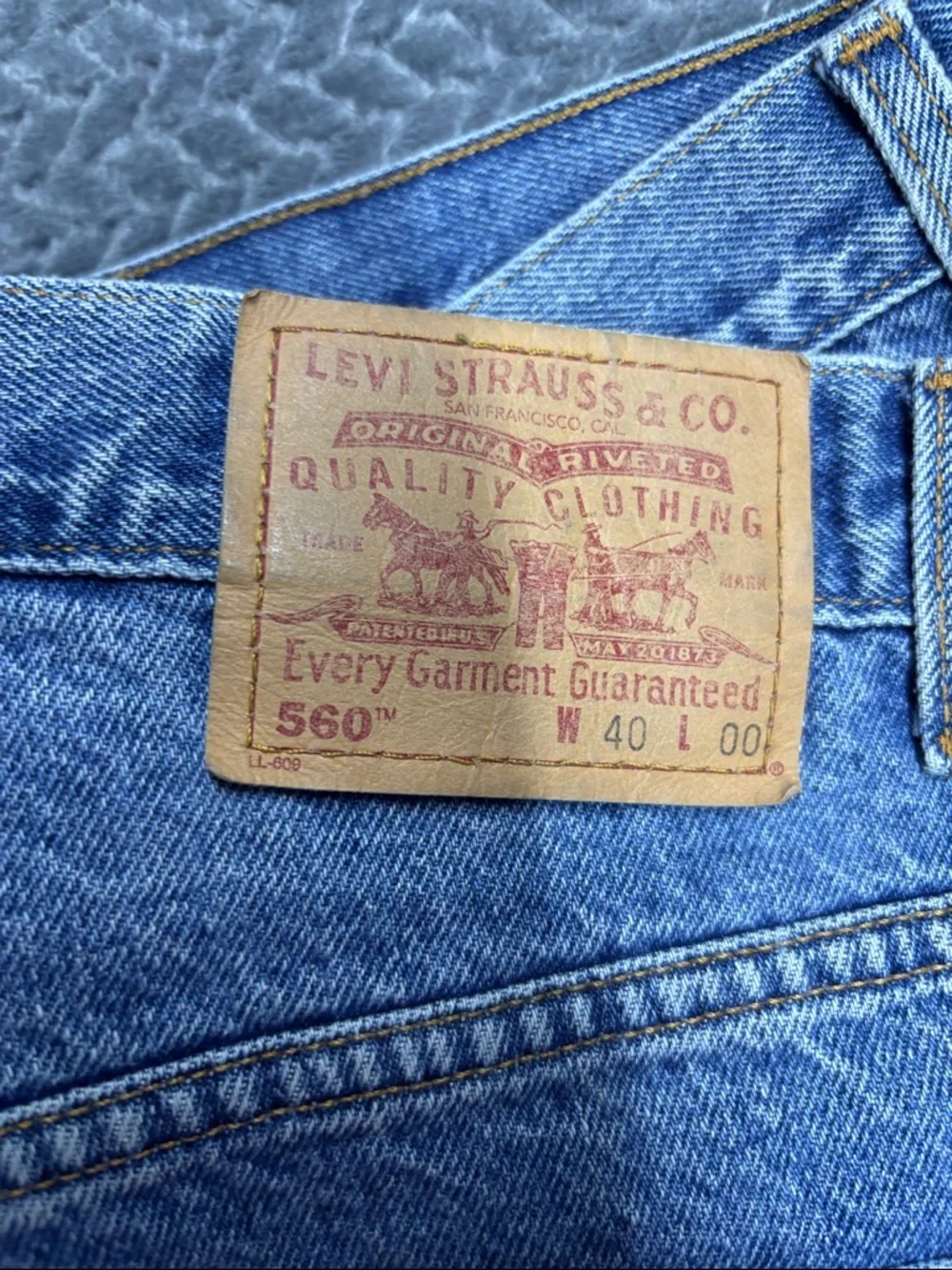 Men's Classic Light Blue Denim Jean Shorts